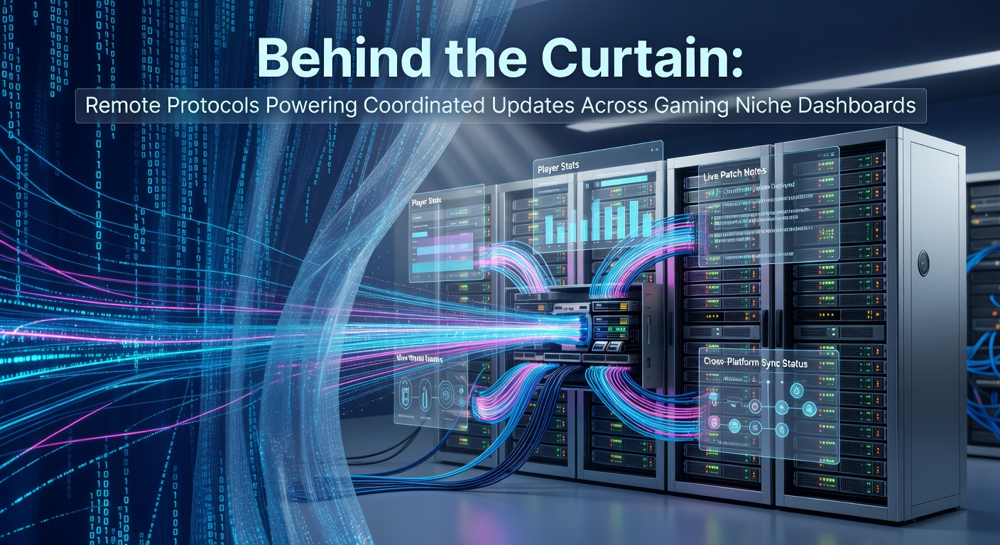 Overzicht van afstandsprotocollen die updates coördineren in dashboards voor gespecialiseerde gaming sites