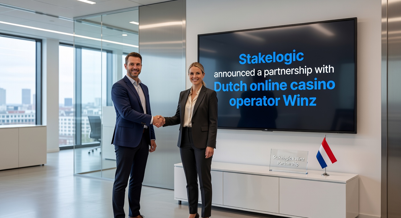 Neil Tanti en Petrit Dibrani bij een casino-evenement, met schermen vol live games