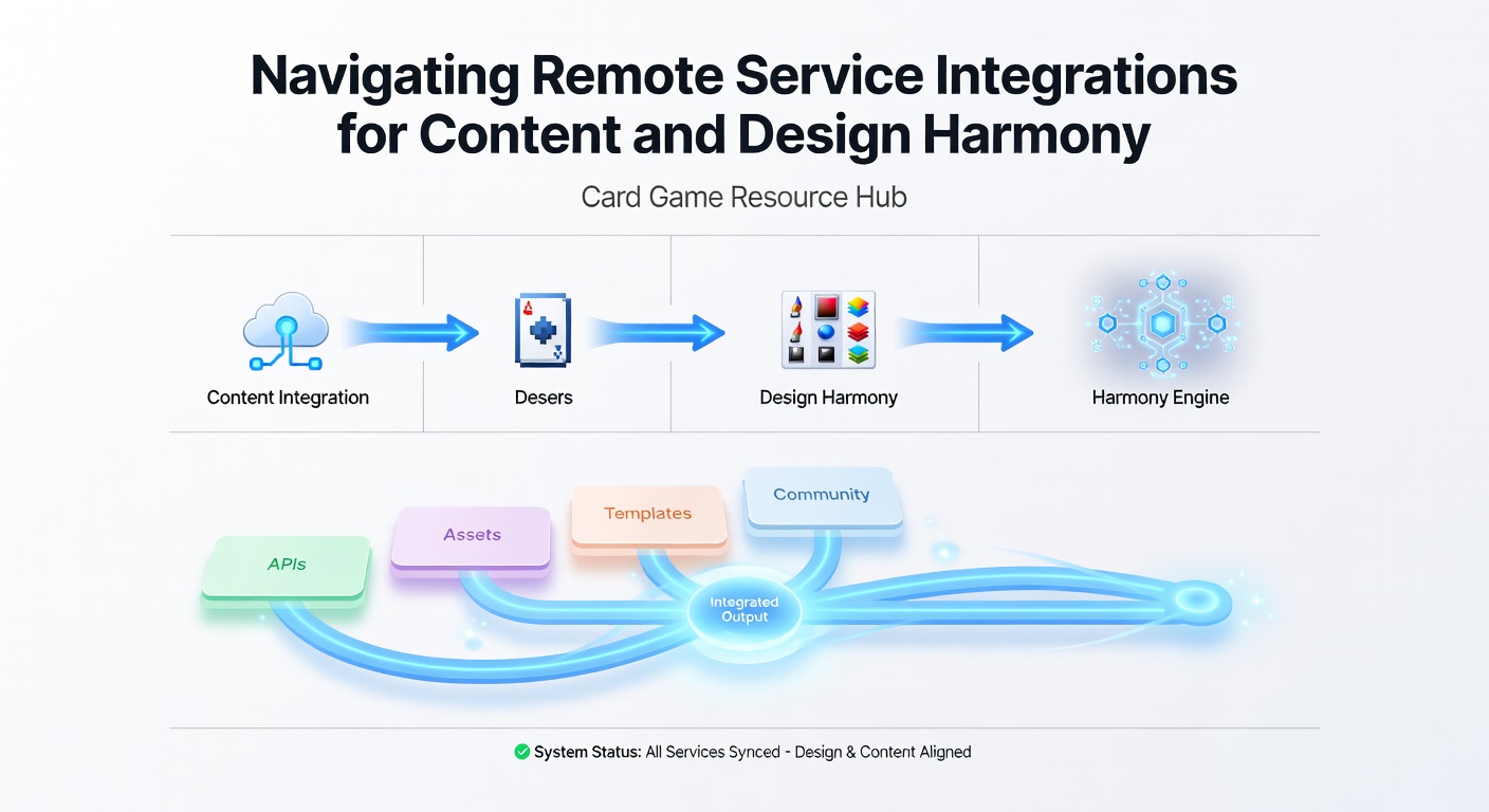Diagram van een geïntegreerd systeem met contentfeeds en designlagen op een gaminghub